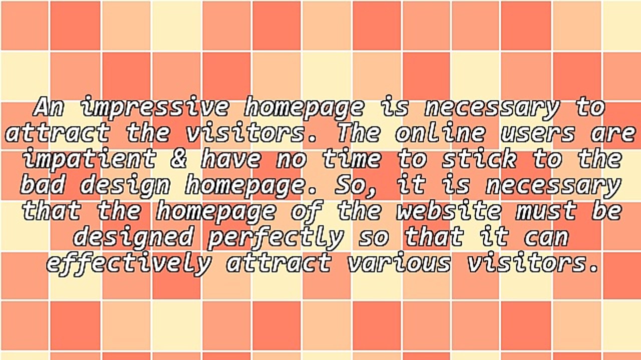 Necessary Elements Of A Homepage