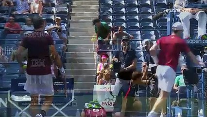 ABD Açık: Jamie Murray & Bruno Soares - Pablo Carreno Busta & Guillermo Garcia-Lopez (Özet)