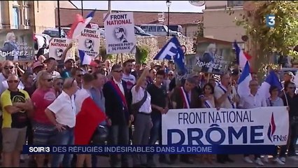 Centre d'accueil dans la Drôme : les riverains manifestent