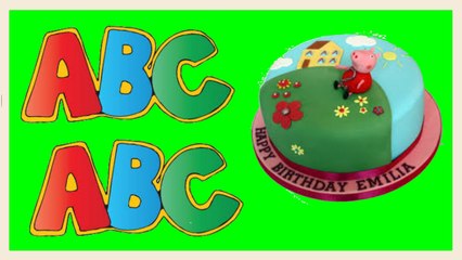 peppa pig | ABC rhyme for kids | alphabet song