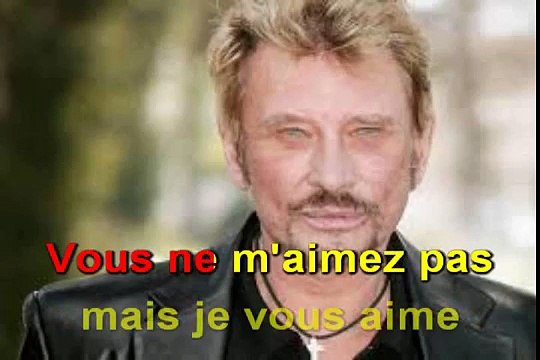 KARAOKE JOHNNY HALLYDAY Je n'ai jamais rien demandé 1967 ESPACE KARAOKE 51