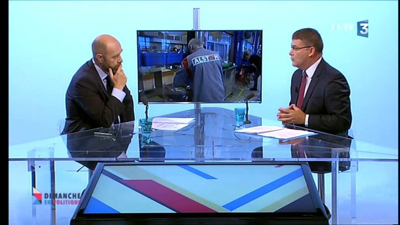 Christophe Sirugue invité de Dimanche en politique sur France 3 Bourgogne