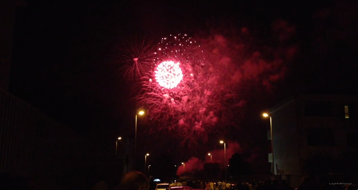 Carinaro (CE) - Festa di Sant'Eufemia, la gara dei fuochi d'artificio (10.09.16)