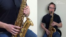 How to play the Tracks of my Tears on Saxophone (Saxophone Lesson MS102)