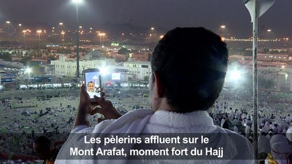 Les pèlerins affluent sur le Mont Arafat, moment fort du hajj