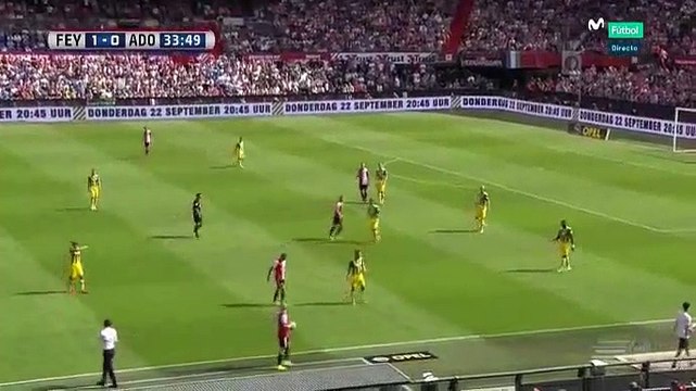 Nicolai Jorgensen Goal HD - Feyenoord 2-0 ADO Den Haag 11.09.2016