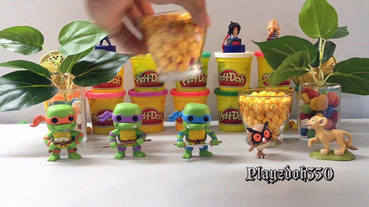 SLIME with Surprise Toys Videos For kids,Teenage Mutant Ninja Turtles,The Lion King,Angry Birds,Toys to Surprise Kids