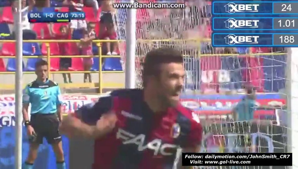 Federico Di Francesco Goal HD - Bologna 2-0 Cagliari -  11.09.2016 HD