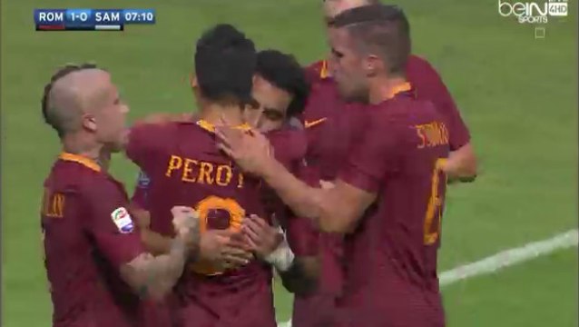 Mohamed Salah Amazing Goal - AS Roma 1-0 UC Sampdoria (11/09/2016)