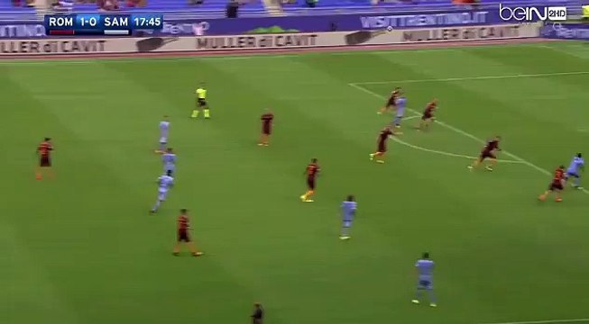 Luis Muriel Equalizer Goal HD - AS Roma 1-1 Sampdoria A 11.09.2016 HD