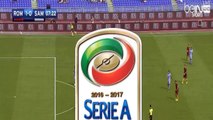 اهداف مباراة روما وسامبدوريا 1-1 هدف محمد صلاح  الدوري الايطالي