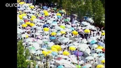 Более миллиона паломников совершают хадж к горе Арафат