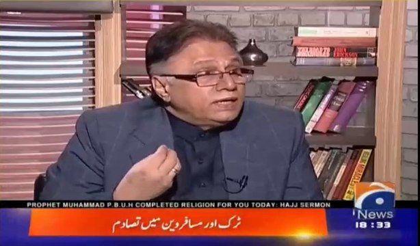 Tum Farooq Laghari ke gher Kia Laine Gaye thay ? Hassan Nisar gives a befitting reply to PML N for criticizing IK