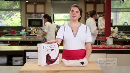 Le sac plastique du vin pourrait vous servir pour faire des glaçons
