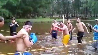 Underwater boxing, boxing funny video,boxing 2015