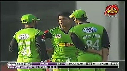 Umar Akmal 34 Runs from Yasir Arafat  in one over in Natonal T20 Cup 2016