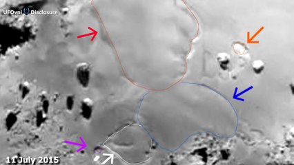 Bizarre! Something strange is happening on the surface of 67P Tchourioumov-Guérassimenko Rosetta