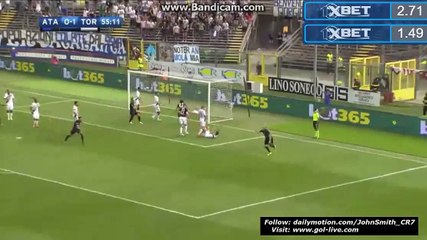 Andrea Masiello Equalizer Goal HD - Atalanta 1-1 Torino - Italy - Serie A 11.09.2016 HD