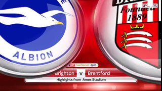 Brighton & Hove Albion 0-2 Brentford - Highlights 10.09.2106
