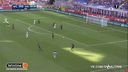 Stipe Perica Goal - AC Milan 0-1 Udinese 11.09.2016 HD