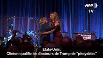 Clinton qualifie les électeurs de Trump de 
