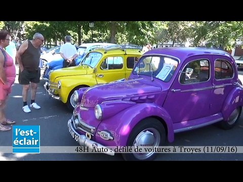 48H Auto, exposition et défilé des voitures à Troyes