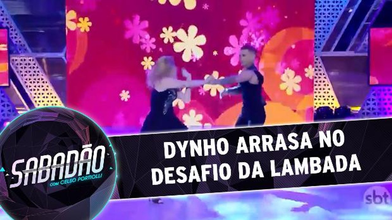 Dynho dança lambada e agrada o auditório