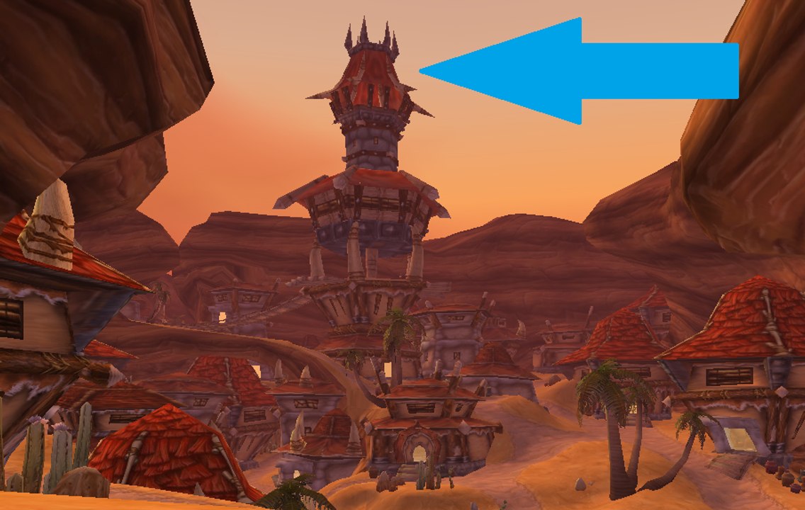 Wie man auf den höchsten Punkt von Ogrimmar gelangt (wow 3.3.5)