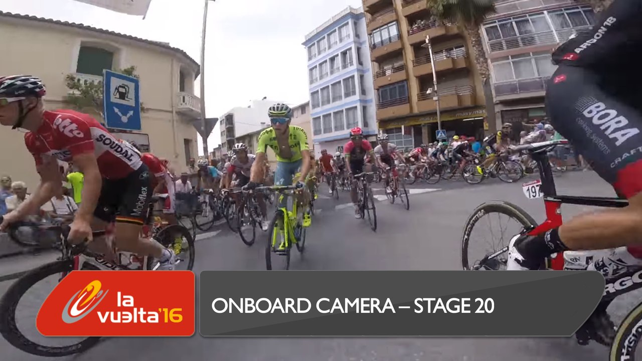 Onboard camera / Cámara a bordo - Etapa 20 (Benidorm / Alto Aitana. Escuadrón E. Aire) - La Vuelta a España 2016