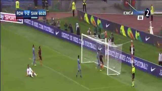 Edin Dzeko Goal - AS Roma vs Sampdoria 2-2 Serie A 2016 2017