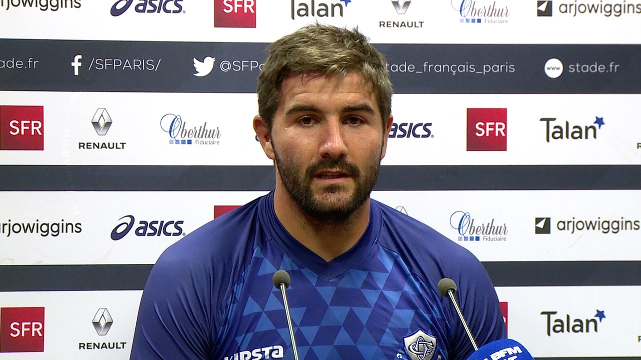 Top 14   Stade Français - Castres: réactions d'après match de Marc-Antoine Rallier