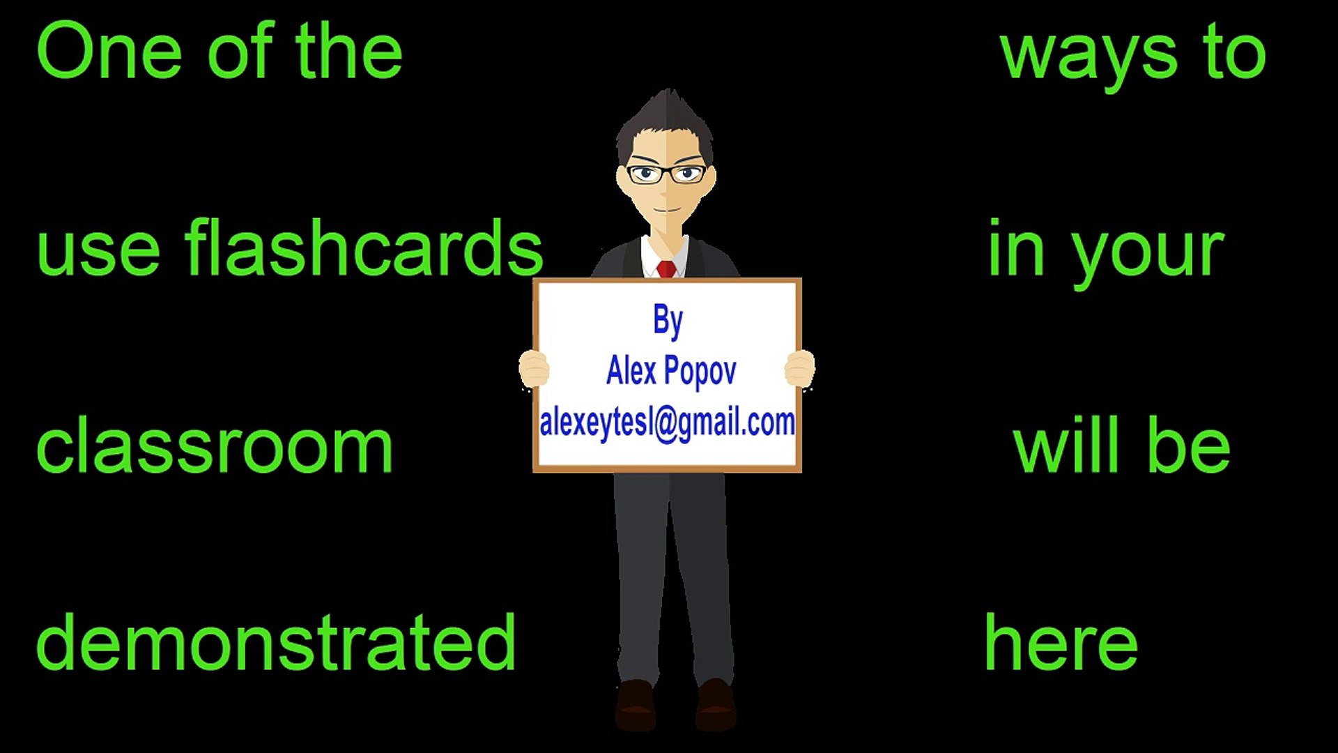 ⁣How to use flashcards teaching English to children