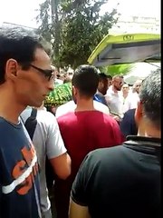 من جنازة الشاب الذي قتل بحي الزودية هشام سلامة رحمة الله عليه