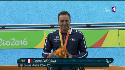 Athlétisme - 400m (H - T53) : Pierre Fairbank se pare de bronze