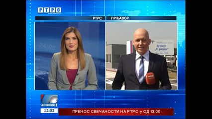Svečano otvaranje dionice auto - puta Doboj - Prnjavor, prenos u 13 časova