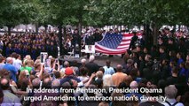 USA commemorates victims of 9/11 attacks on 15th anniversary