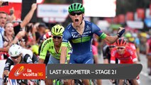 Last kilometer / Ultimo kilómetro - Etapa 21 - La Vuelta a España 2016