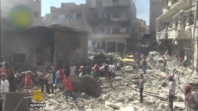 Syria war: Heavy fighting ahead of ceasefire