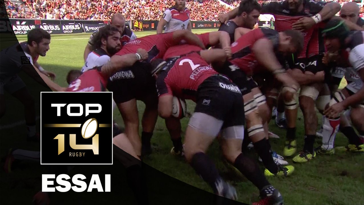 TOP 14 ‐ Essai Guilhem GUIRADO (RCT) – Toulouse-Toulon – J4 – Saison 2016/2017