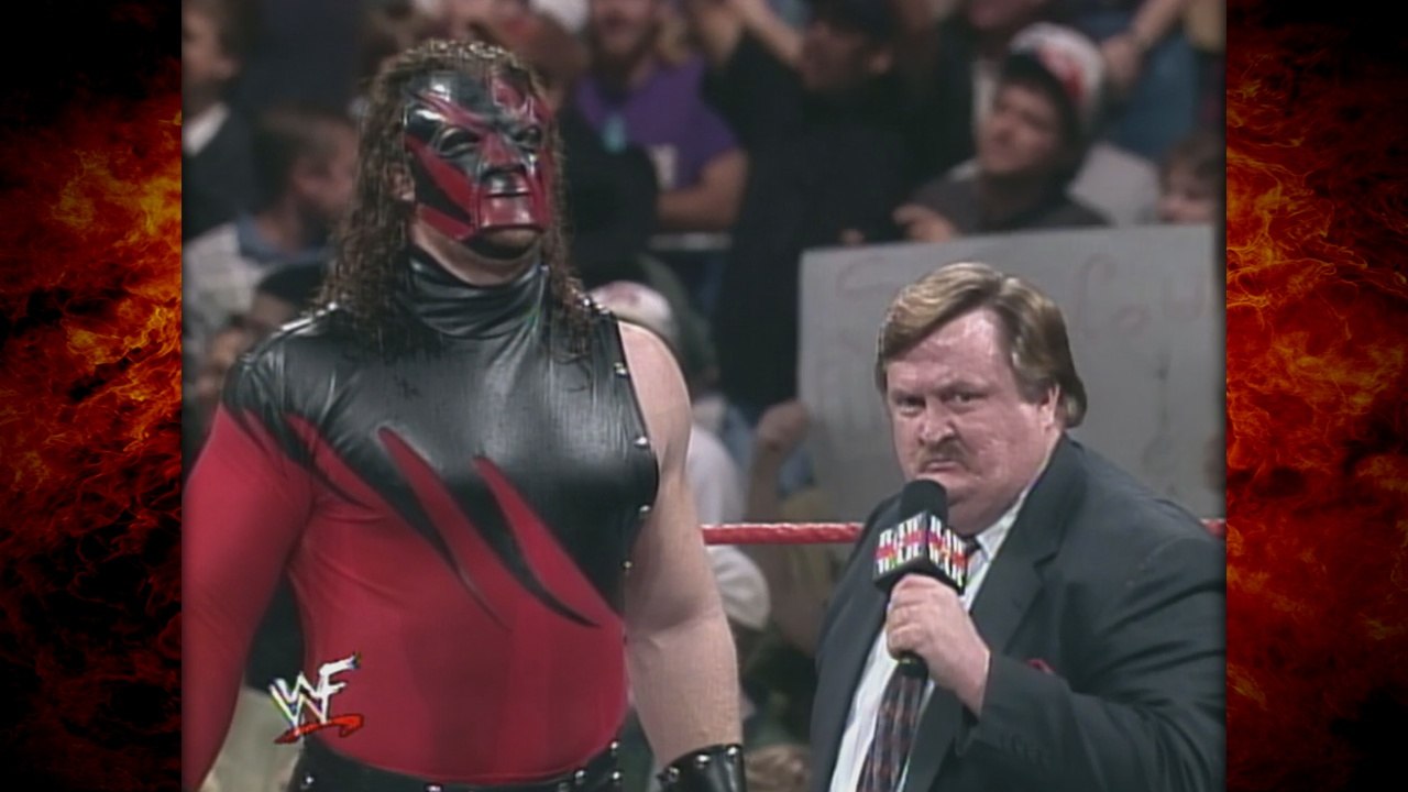 Kane Destroys Taka Michinoku & Paul Bearer Issues a Challenge to Steve Austin! 2/23/98