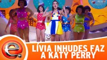 Lívia Inhudes faz a Katy Perry no dance Se Puder