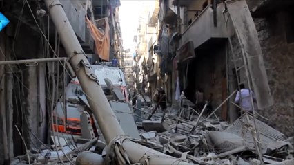 قصف روسي سوري مكثف لحلب وإدلب عشية الهدنة