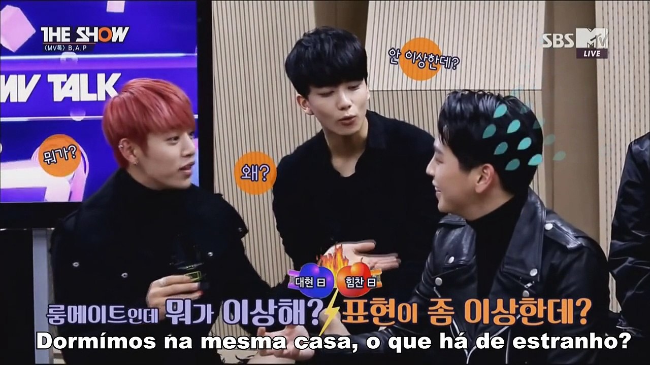 [151117] B.A.P MV TALK @ THE SHOW [LEGENDADO PT-BR]