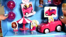 Disney Princess Belle Barbie Squinkies Dream Car Micro Mini Toys Playset Review バービー