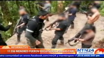 Fiscalía de Colombia calcula que 11.556 menores fueron reclutados por las FARC