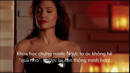 Ngực to óc không hề ,quả nho, ngược lại còn thông minh hơn