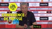 Conférence de presse OGC Nice - Olympique de Marseille (3-2) : Lucien FAVRE (OGCN) - Franck PASSI (OM) - 2016/2017