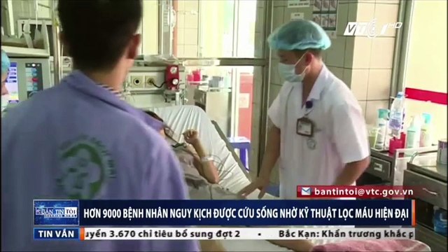 Hơn 9000 bệnh nhanh nguy kịch được cứu sống bằng phương pháp lọc máu hiện dại