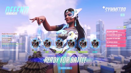 Overwatch - 6 Symmetra Means All The Turrets !