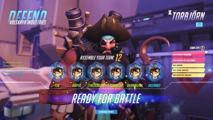 Overwatch - 6 Torbjörn Build a Dwarf Fortress !